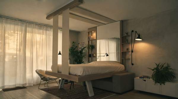 Editorial illustration for Murphy Bed, Sofa Bed, or Daybed? The Right Convertible Bed for a Truly Dual-Purpose Room