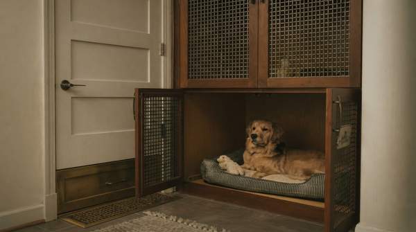 Editorial illustration for The Room-by-Room Checklist for a Senior Pet-Friendly Home